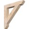 Ekena Millwork Traditional Slat Smooth Bracket, Douglas Fir, 3 1/2"W x 24"D x 24"H BKT04X24X24TRA06SDF - alternate 1
